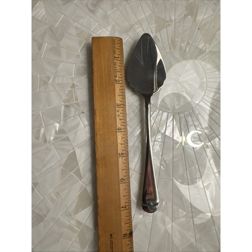 Gentry Silver Sheffield England ENGLISH TIP Stainless Cheese Serving Set
